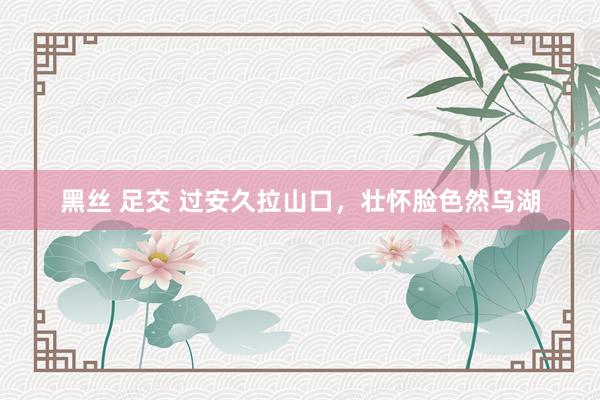 黑丝 足交 过安久拉山口，壮怀脸色然乌湖