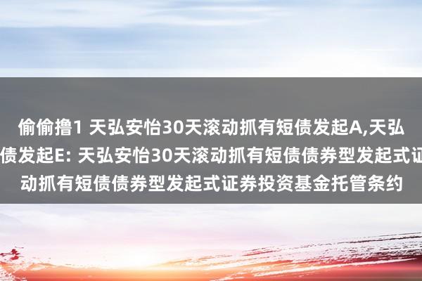 偷偷撸1 天弘安怡30天滚动抓有短债发起A,天弘安怡30天滚动抓有短债发起E: 天弘安怡30天滚动抓有短债债券型发起式证券投资基金托管条约