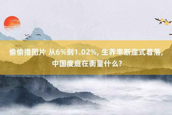 偷偷撸图片 从6%到1.02%, 生养率断崖式着落, 中国度庭在衡量什么?