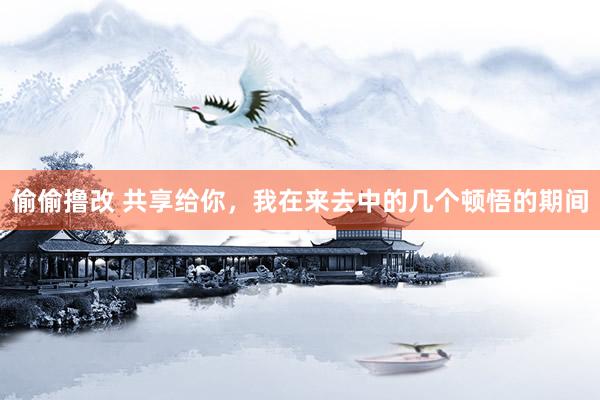 偷偷撸改 共享给你，我在来去中的几个顿悟的期间