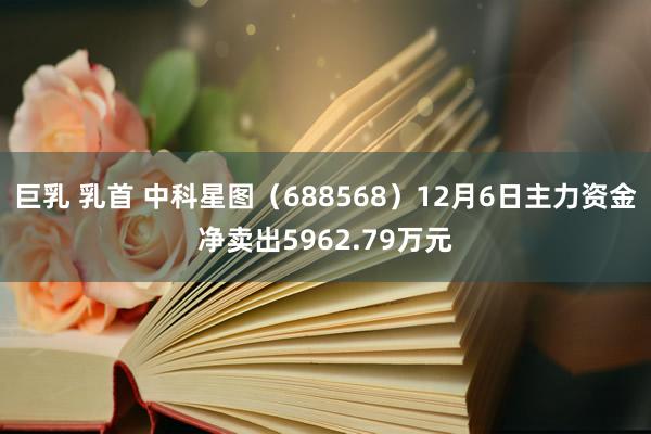 巨乳 乳首 中科星图（688568）12月6日主力资金净卖出5962.79万元