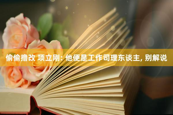 偷偷撸改 项立刚: 他便是工作司理东谈主, 别解说