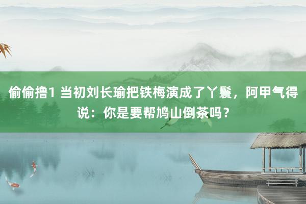 偷偷撸1 当初刘长瑜把铁梅演成了丫鬟，阿甲气得说：你是要帮鸠山倒茶吗？