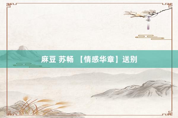 麻豆 苏畅 【情感华章】送别