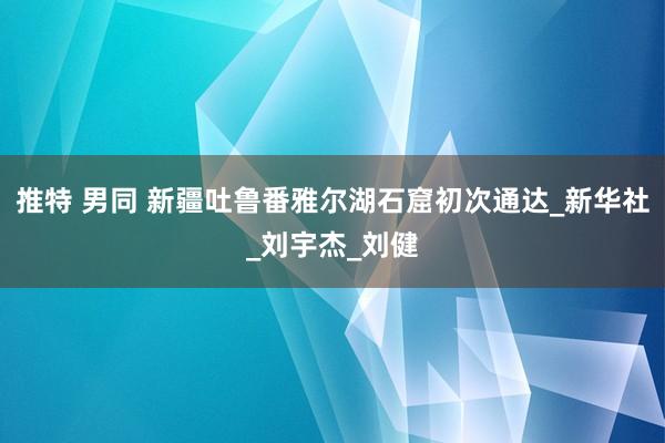 推特 男同 新疆吐鲁番雅尔湖石窟初次通达_新华社_刘宇杰_刘健