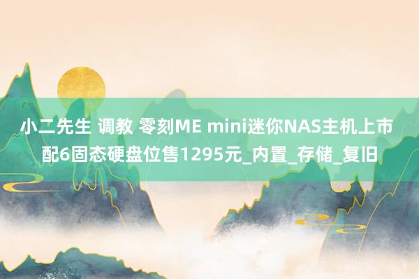 小二先生 调教 零刻ME mini迷你NAS主机上市 配6固态硬盘位售1295元_内置_存储_复旧