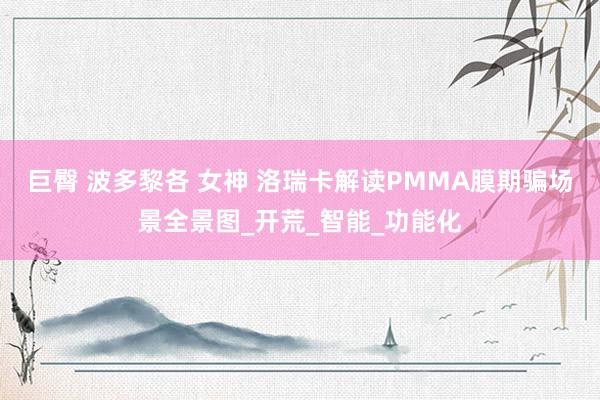 巨臀 波多黎各 女神 洛瑞卡解读PMMA膜期骗场景全景图_开荒_智能_功能化